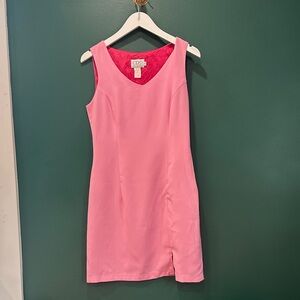 True Vintage Baby Pink Mini Shift Dress